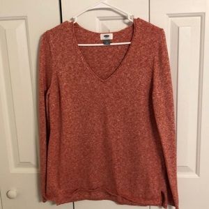 Old Navy v neck sweater red size L